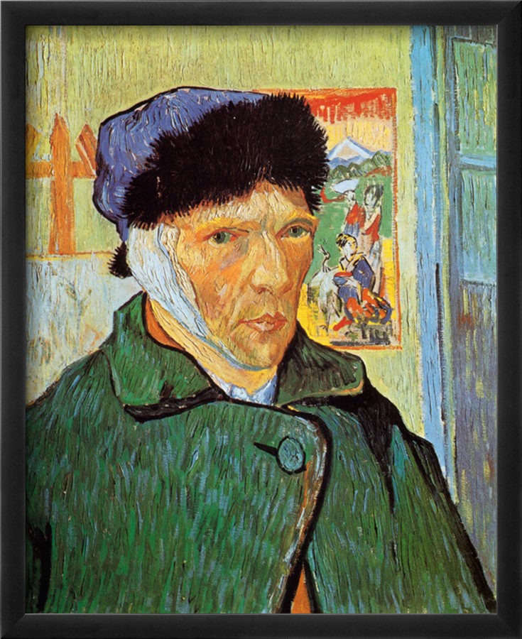 Self-Portrait with Bandaged Ear - Van Gogh Painting On Canvas